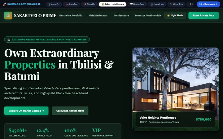 Sakartvelo Homes Screenshot
